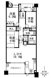 【間取り】 | ルネフェリアス堺鳳