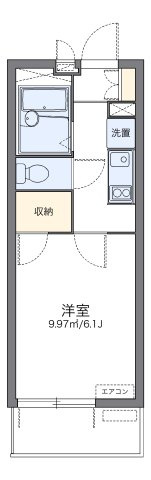 レオパレスパタータⅢの間取り