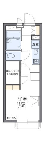 レオパレスＳＨＩＭＩＺＵ　Ｔの間取り