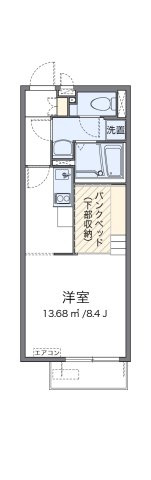 【間取り】 | ミランダサンテラスＦ | 代表的な間取のため実際の間取とは異なる場合があります