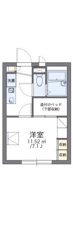 【間取り】 | レオパレスパークサイド