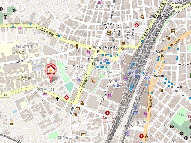 フロラ・トシマ【おとり物件なし】#学生・社会人にオススメ！初期費用分割払いOK！の地図