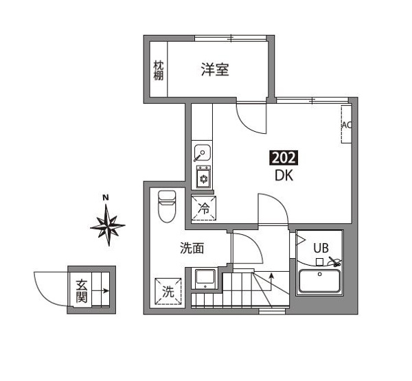 【間取り】 | (仮称)お花茶屋1丁目新築アパート | 間取り図