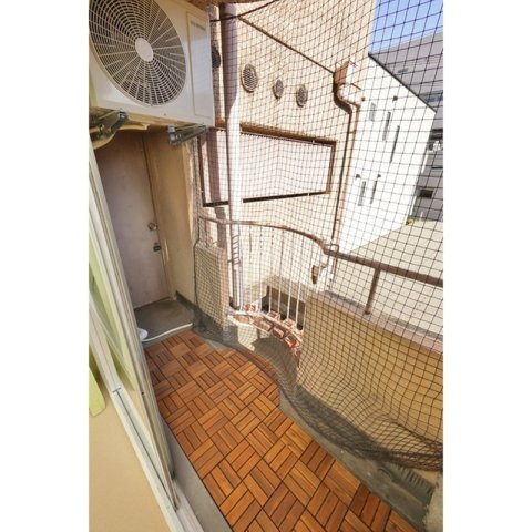 岐阜市県町２丁目の賃貸マンションのバルコニー|2階部分南向き