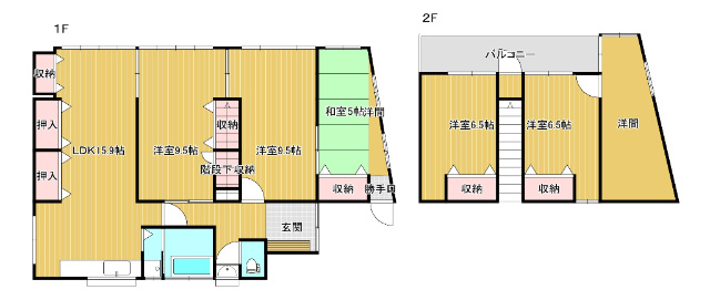 松瀬町青木一戸建の間取り