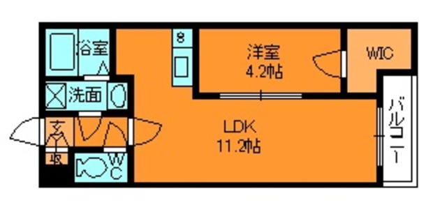 ジーメゾン郡山リアンの間取り