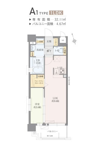 【間取り】 | エフパルク大橋