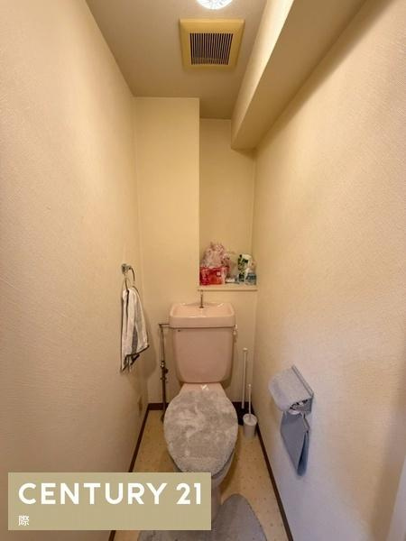 クローバーハイツ岩出のトイレ