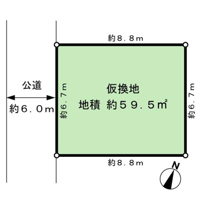 【区画図】 | 【26日(土)・27日(日)見学可】草加市金明町売地
