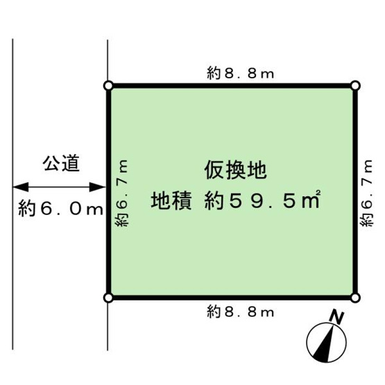 【区画図】 | 【5日(土)・6日(日)見学可】草加市金明町売地