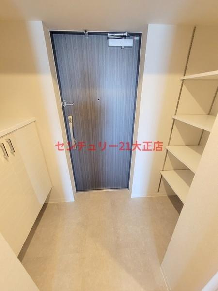 クローバー・グランツ弁天町の玄関