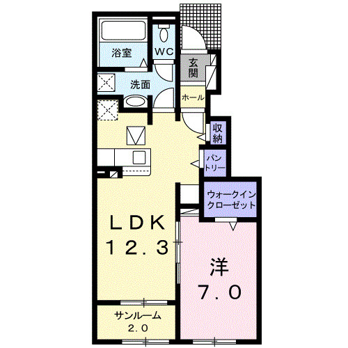 【間取り】 | メゾン　シュシュＡ