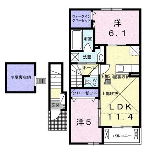 グランツ　Ⅳの間取り