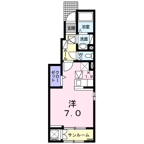 【間取り】 | グランドソレイユＣ