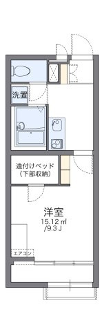 レオパレスおおどりの間取り
