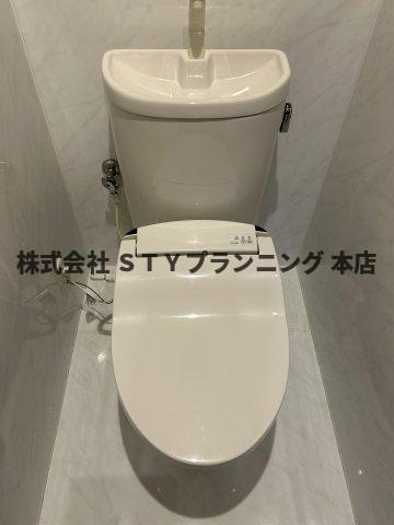 仲介手数料０円！アレーヌコート新瑞橋のトイレ