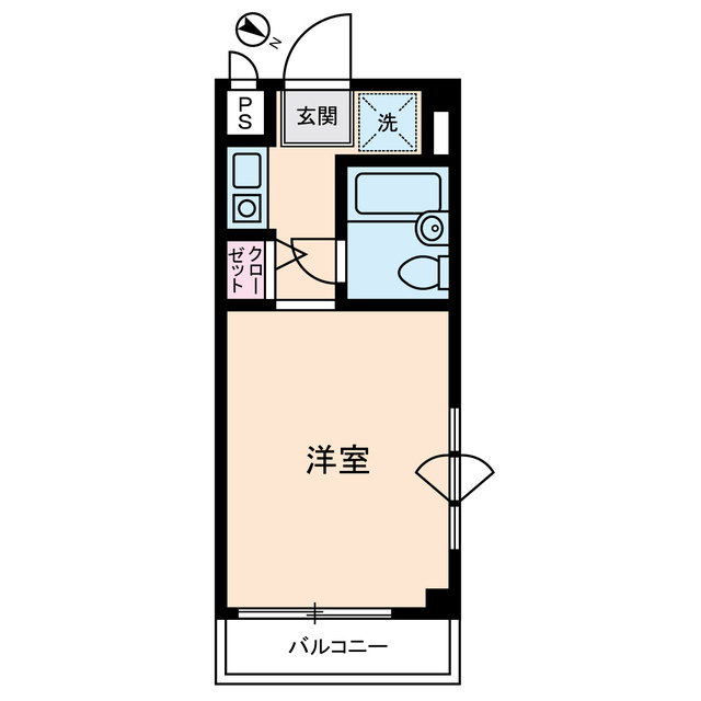 豊町中央コーポの間取り