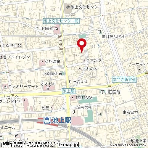ラ・ヴィール池上の地図
