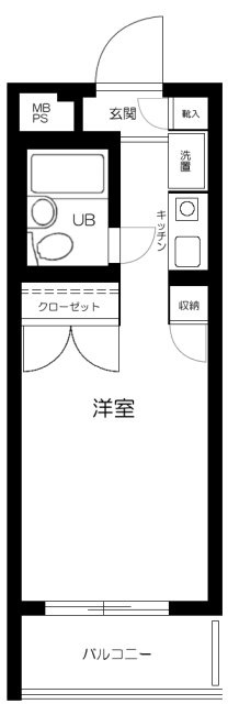 モビーレ等々力の間取り
