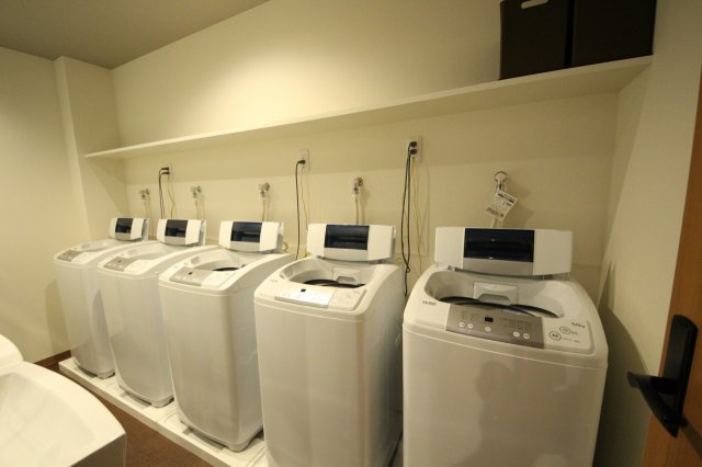 わんにゃんハウス新小岩の設備|洗濯機は全５台設置。