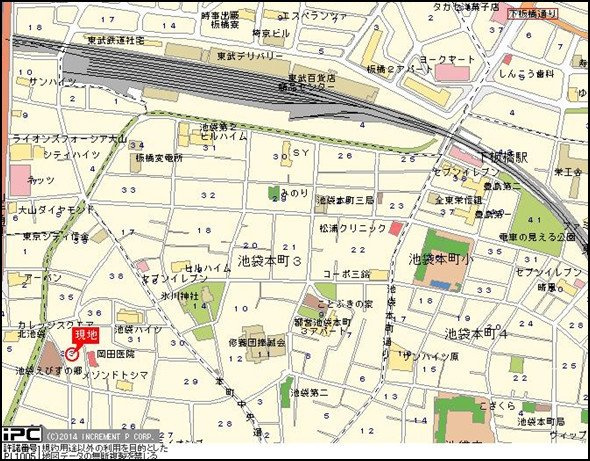 プライム池袋の地図