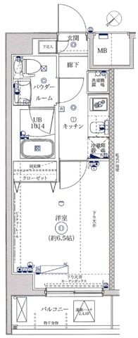 レーヴ横浜花月園前ステーションＩＤの間取り|間取りです。