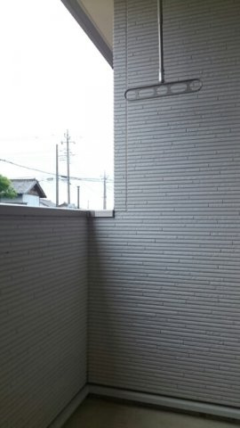 クレビステＢのバルコニー