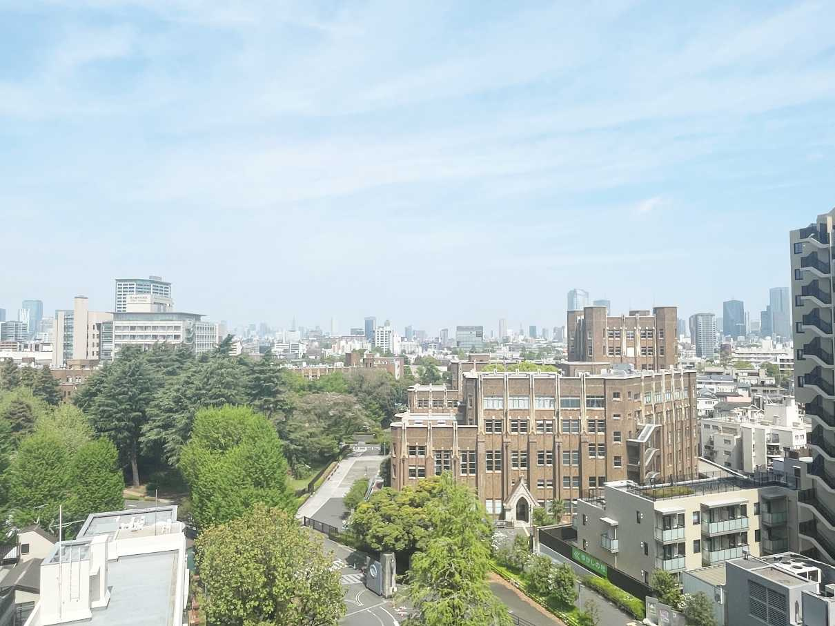 朝日白金台マンションの展望