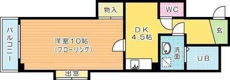 ルミエールKYIIの間取り
