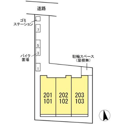 【区画図】 | アナシエ下連雀