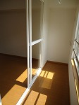パインコーン　２番館のバルコニー