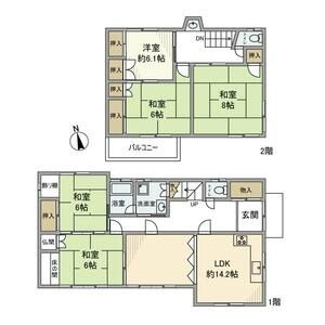 【区画図】 | 鳴丘1丁目戸建