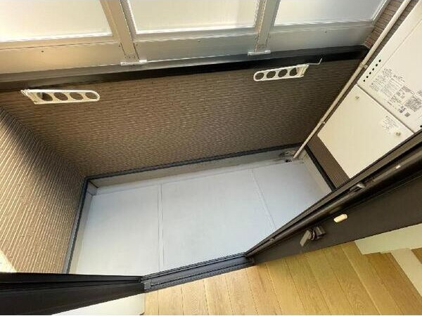 ココマンションのバルコニー