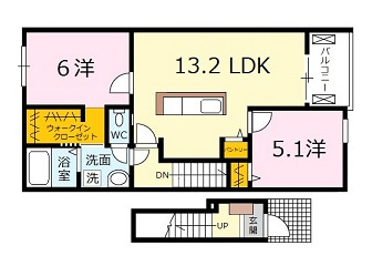 Ｏｒｉｚｏｎ　ＳⅡの間取り