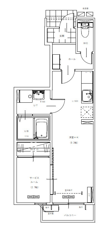 プリモⅡの間取り