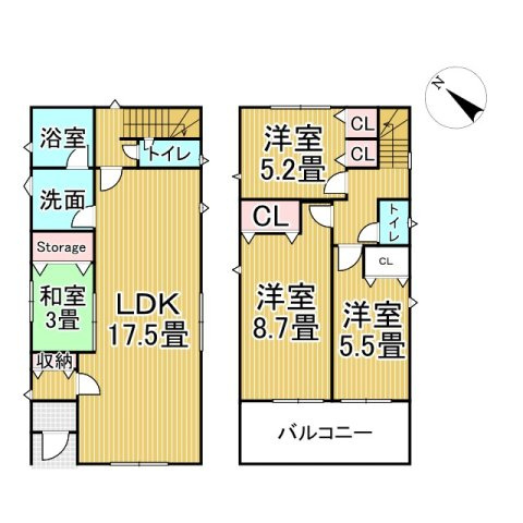 沖野上町3丁目　２/1