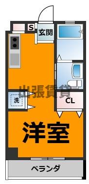 仲介手数料０円！小林ビルの間取り