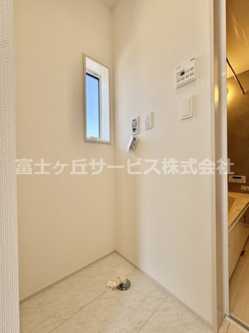【ランドリースペース】 | 豊橋市佐藤4丁目 新築一戸建て 1号棟 | 洗濯機置き場です