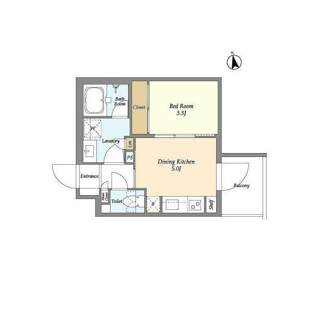 ベルファース三軒茶屋の間取り