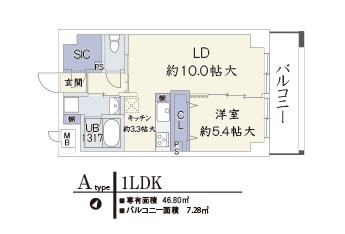 エーデルホーフ住吉本町の間取り