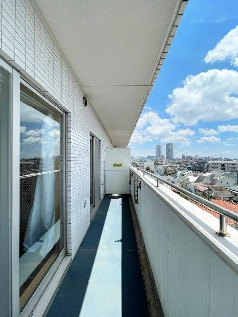 目黒本町マンションのバルコニー