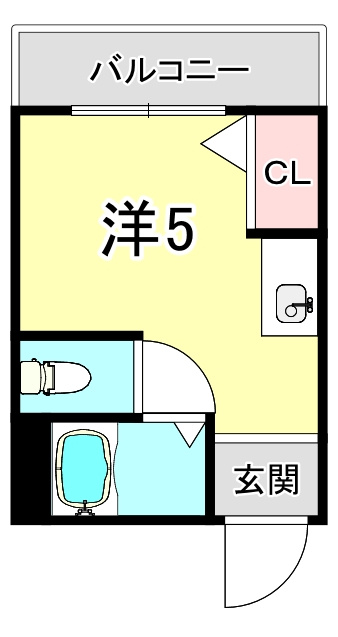 ソレイユ谷町の間取り
