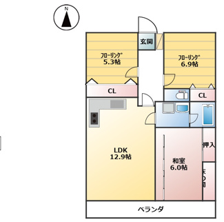 【間取り】 | ケントパレス宮崎