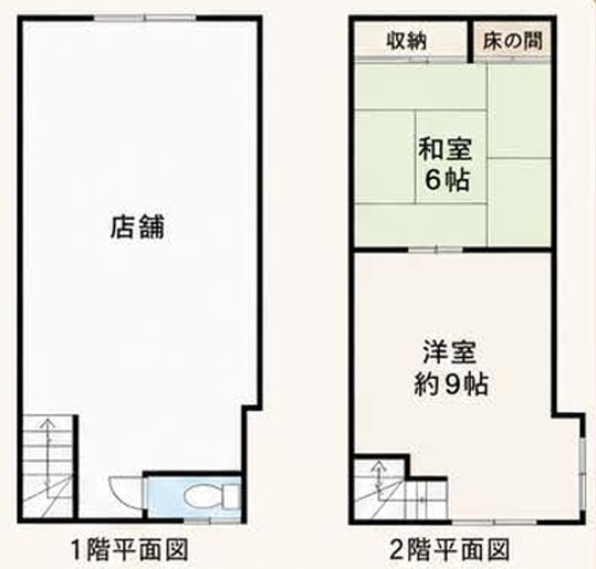 天下茶屋２丁目テナントの間取り