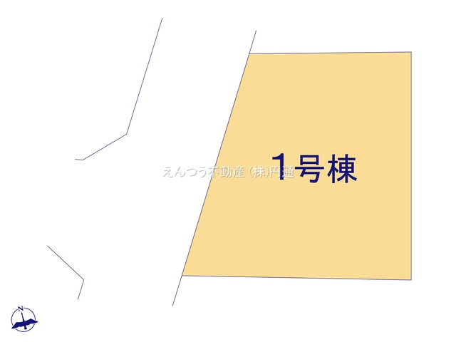ブルーミングガーデン三本木町廻間の区画図