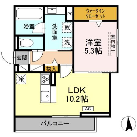 セレスティア藤江町の間取り
