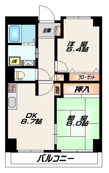 蒲田グリーンパークの間取り