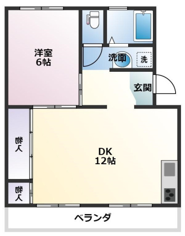 【間取り】 | 藤本ハイツ