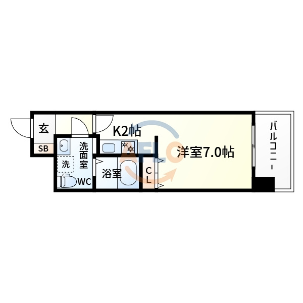 レジュールアッシュ江坂の間取り|レジュールアッシュ江坂　間取り