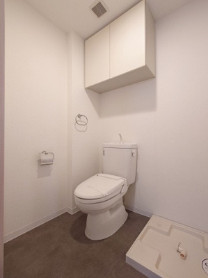  | スカイコート川崎西口 | 落ち着いた色調のトイレです♪